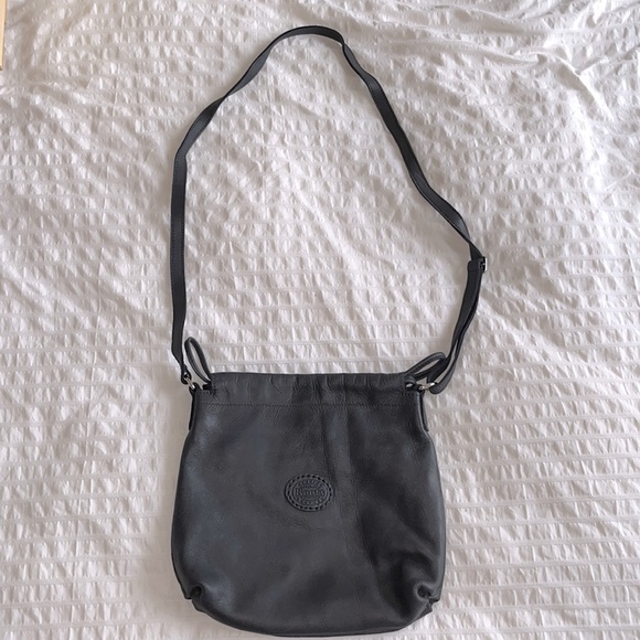 Roots Handbags - Drawstring crossbody Roots leather bag